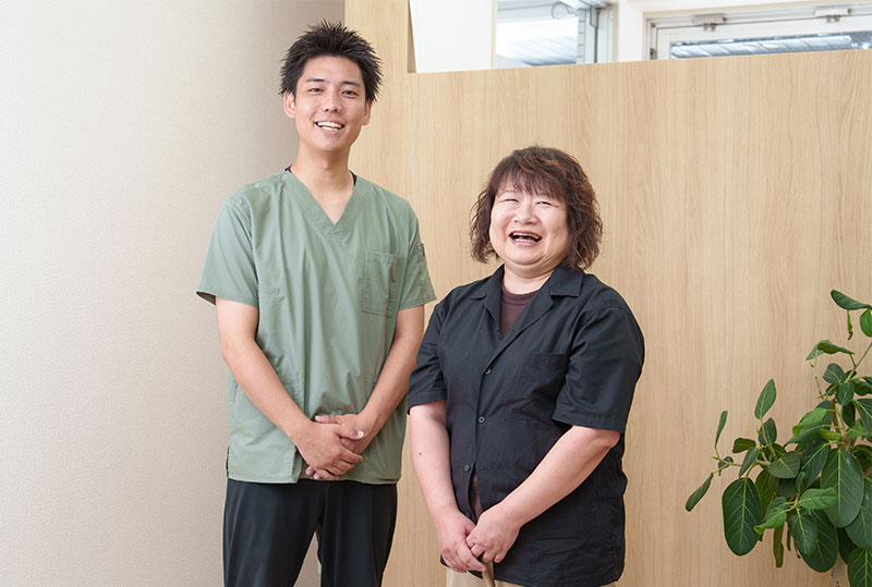 長年の経験をもとに、終わりのある施術の提供を目標にしています。患者さんの症状や身体の状態を確認し、おおよその施術の終わる期間をお伝えいたします。