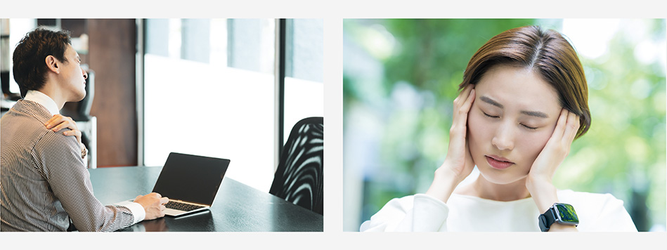 ストレスを感じる瞬間は多くあります